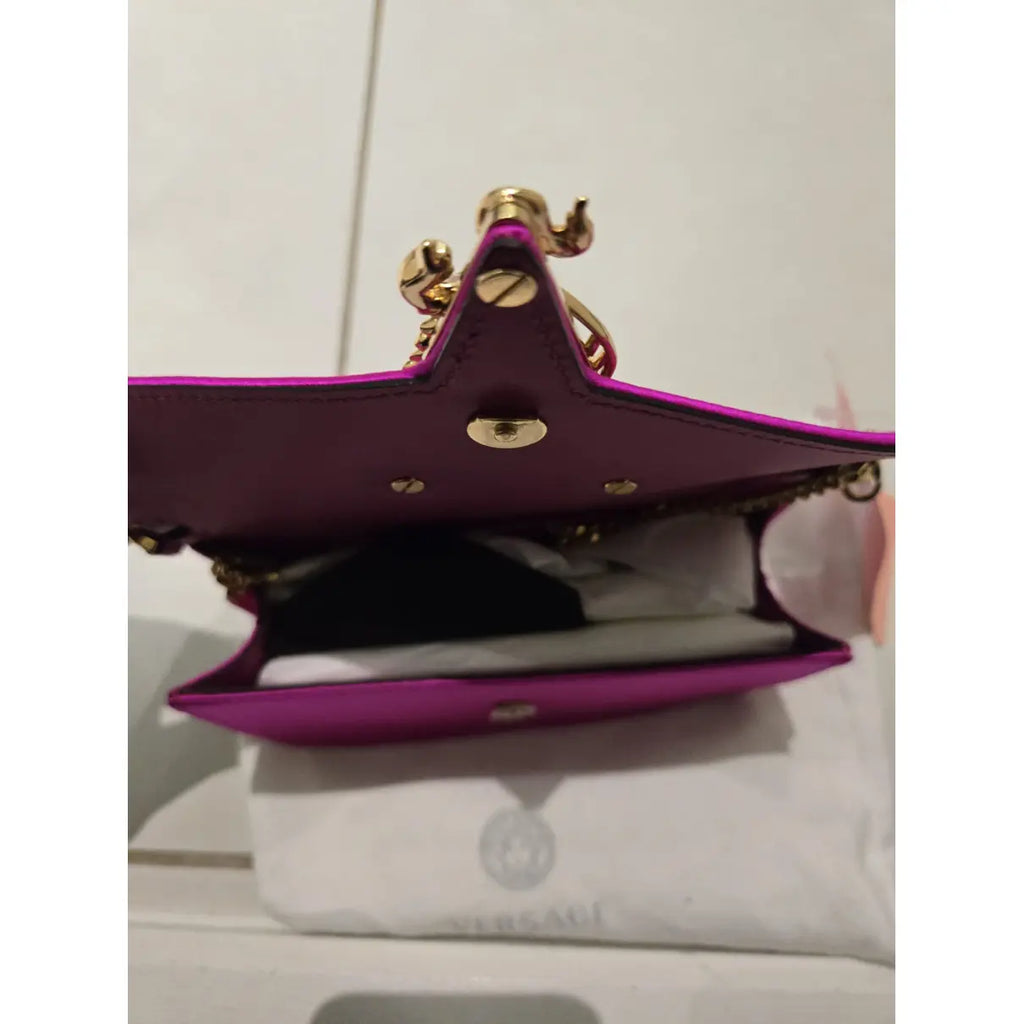 Versace Virtus cloth crossbody bag