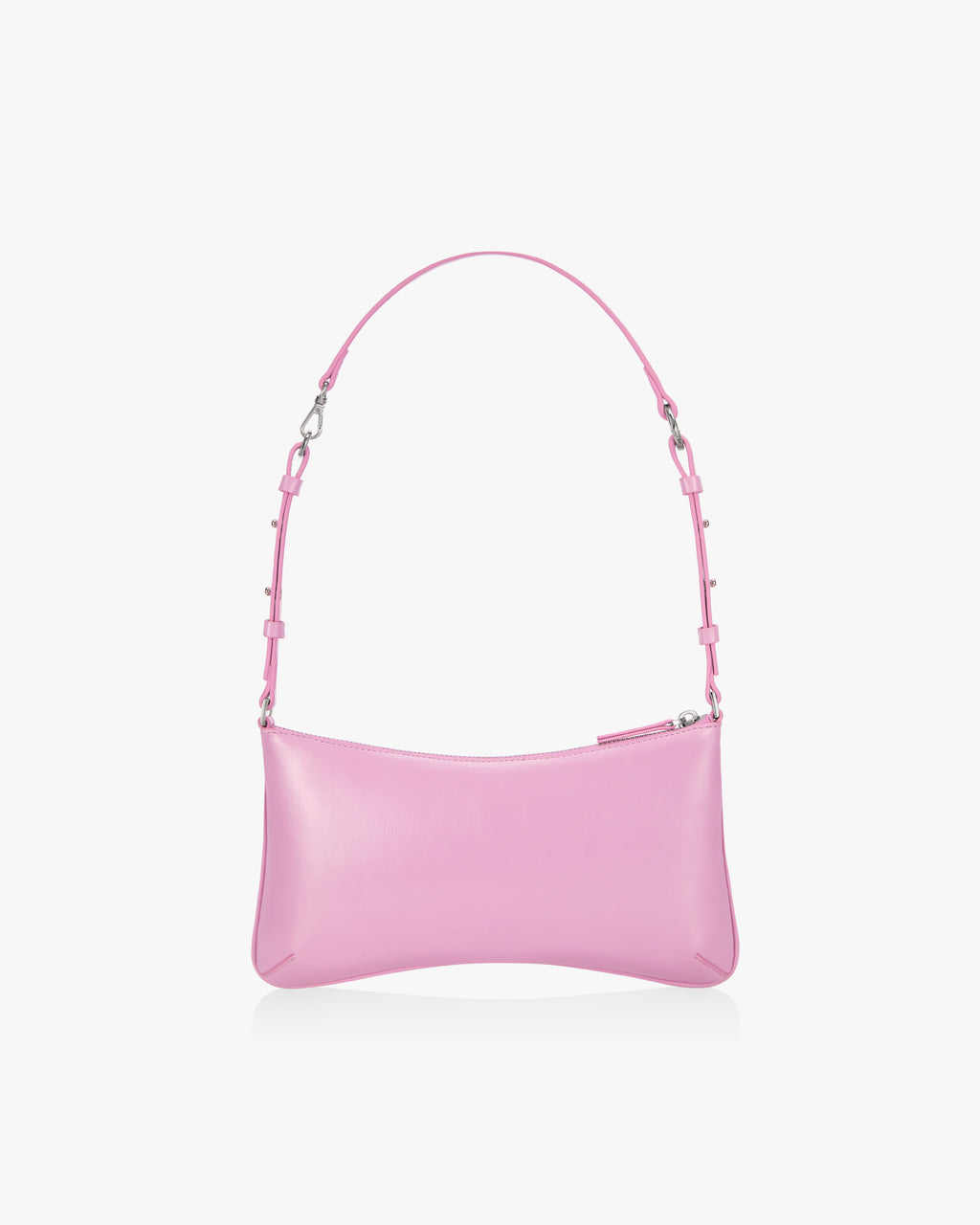 RIBBON TIE SHOULDER BAG - PINK