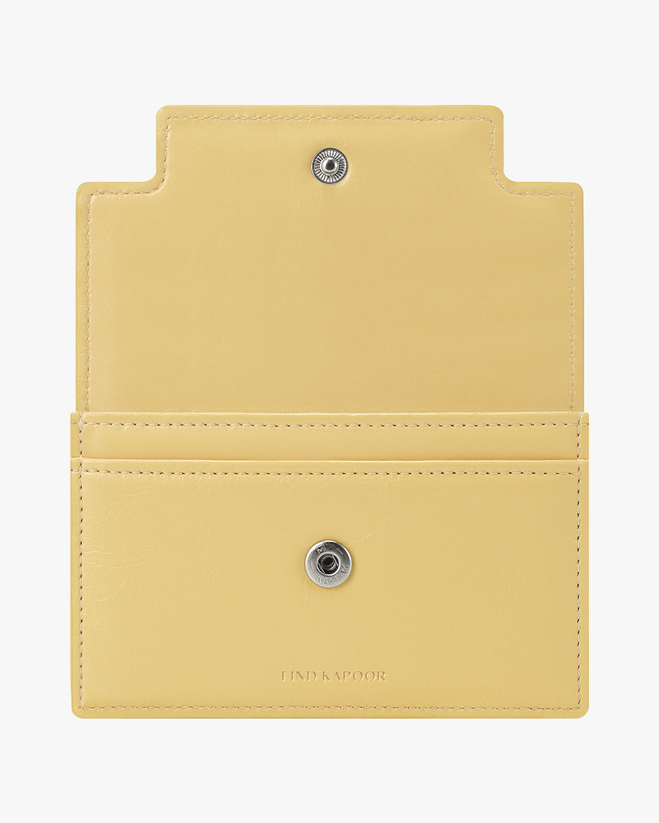 MARTY CARD WALLET CRINKLED - BUTTER