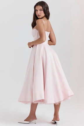 Mademoiselle ballerina pink midi dress Bridesmaid Collection