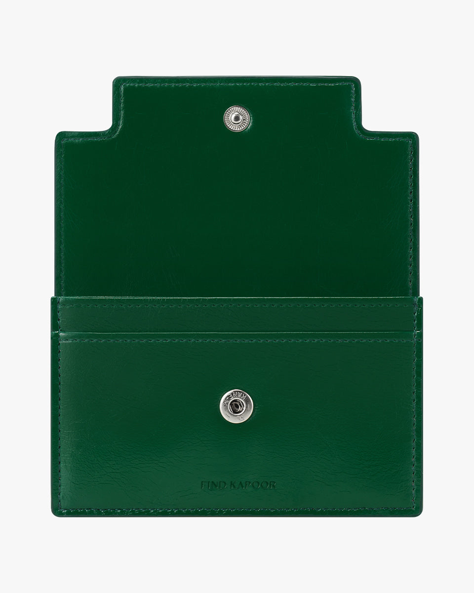 MARTY CARD WALLET CRINKLED - GREEN