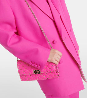 Valentino Garavani Rockstud Spike leather shoulder bag