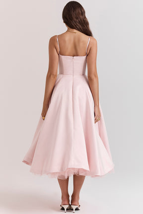 Mademoiselle ballerina pink midi dress Bridesmaid Collection