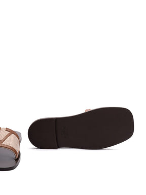 Valentino Garavani Beige Two-tone Flats