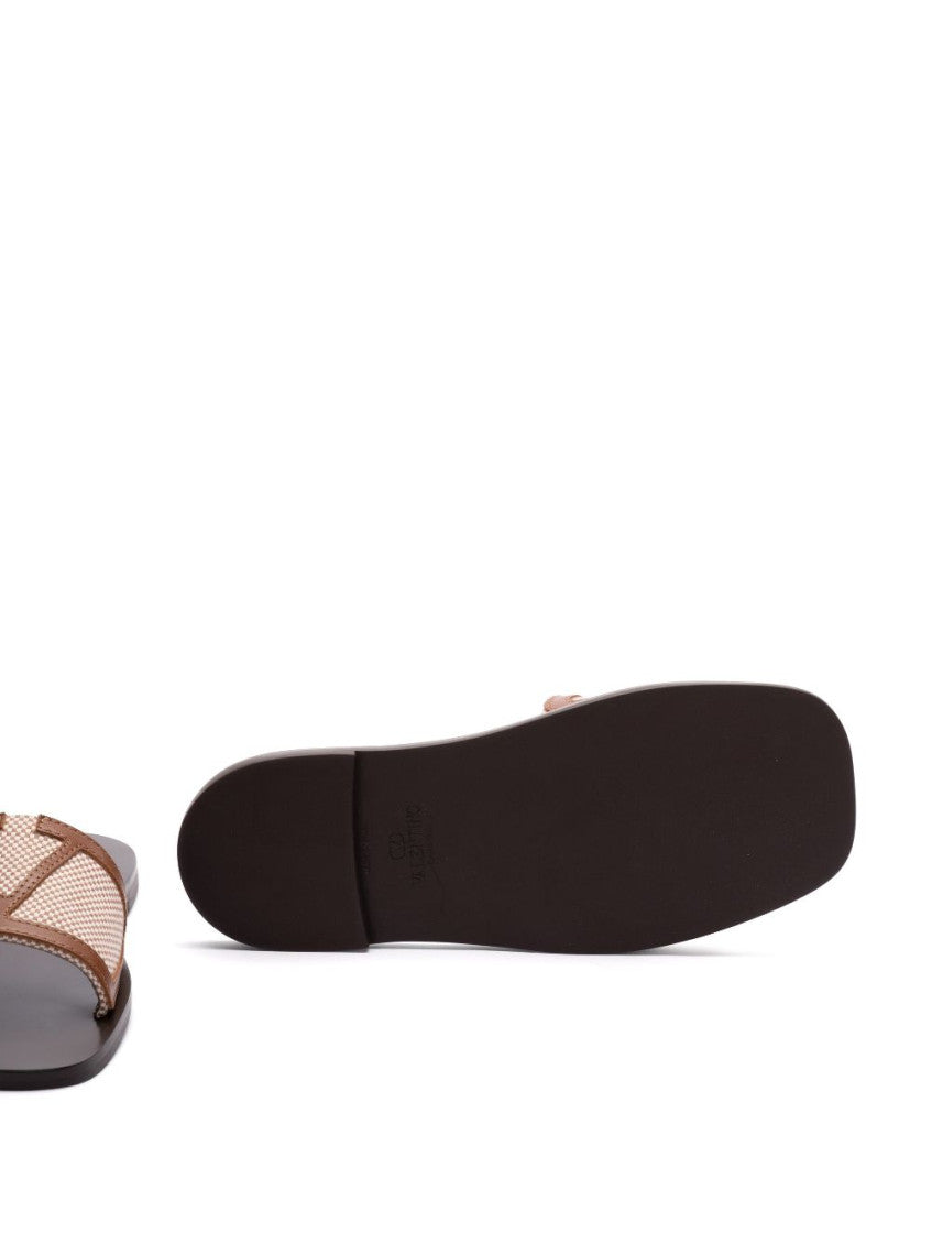 Valentino Garavani Beige Two-tone Flats