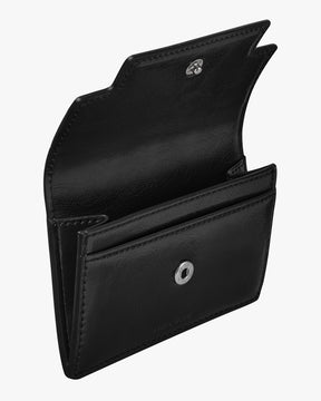 MARTY CARD WALLET CRINKLED - BLACK