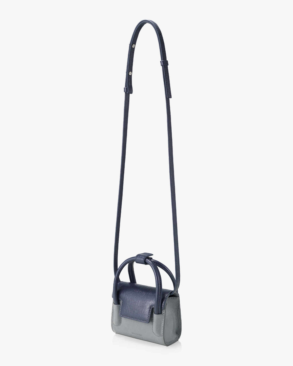 MARTY BAG 12 CRINKLED - GRAY BLUE