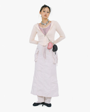 HEART MINI POUCH - BLACK