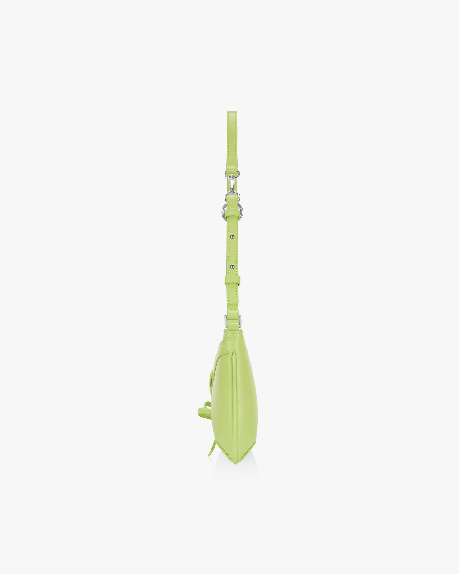 RIBBON TIE SHOULDER BAG - APPLE GREEN