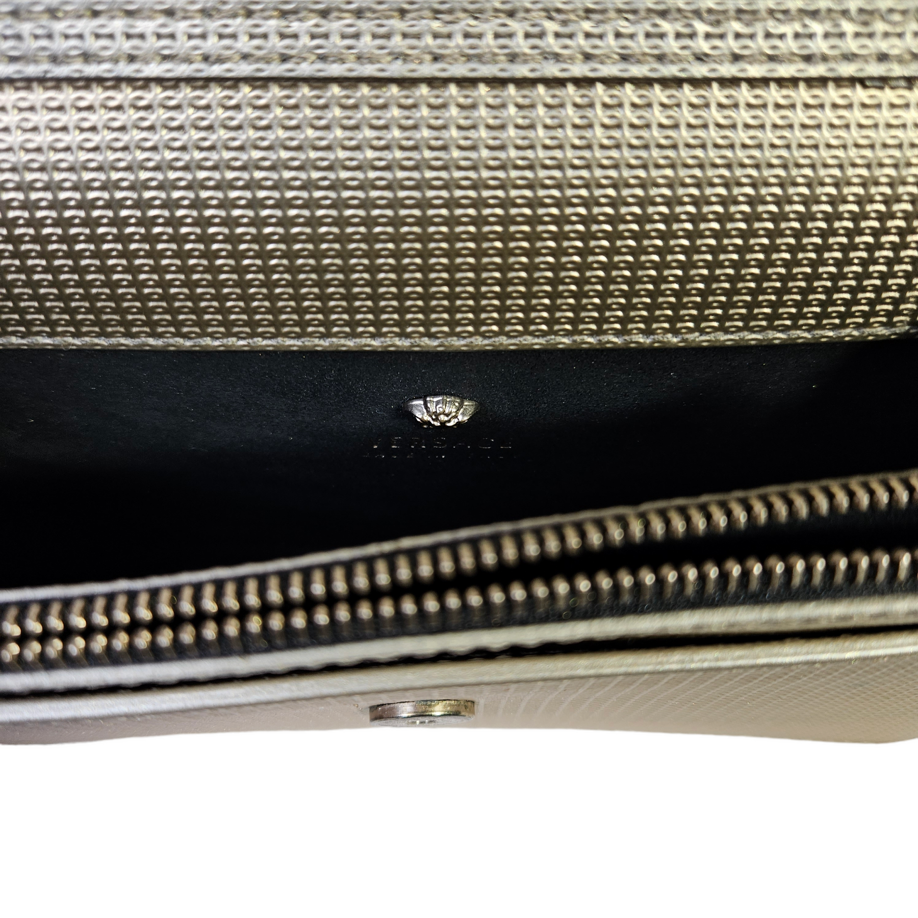 Versace Medusa Palazzo Chain Link Bag