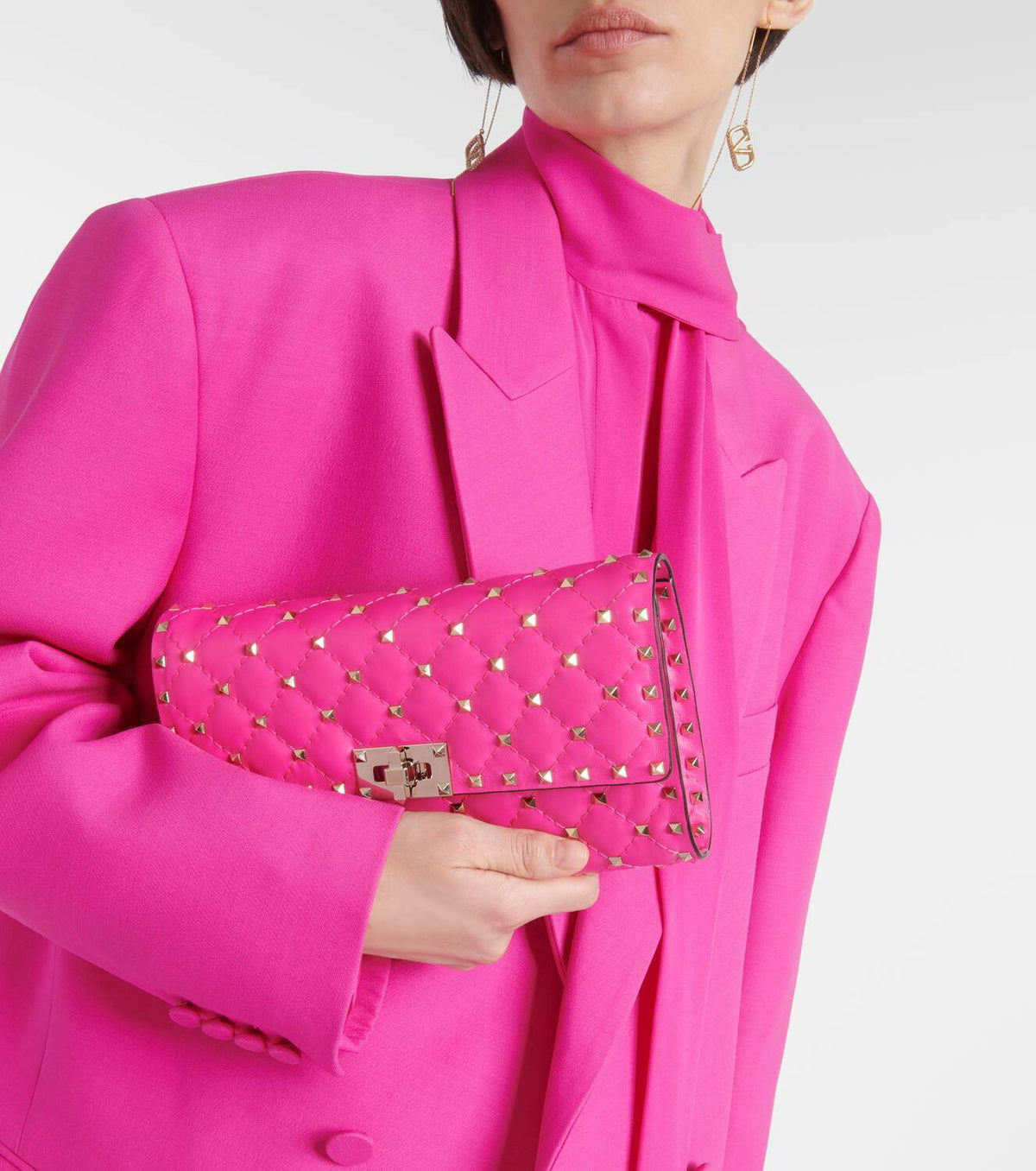 Valentino Garavani Rockstud Spike leather shoulder bag