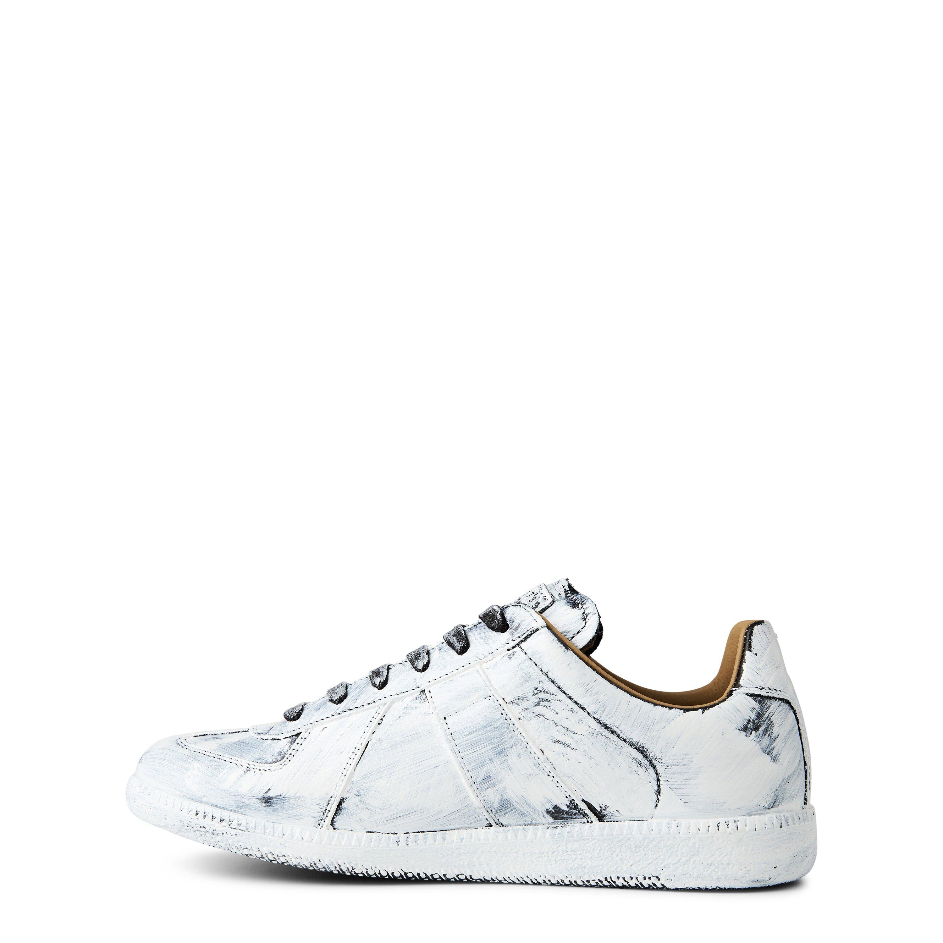 Men's Replica Bianchetto Painted Low-Top Trainers