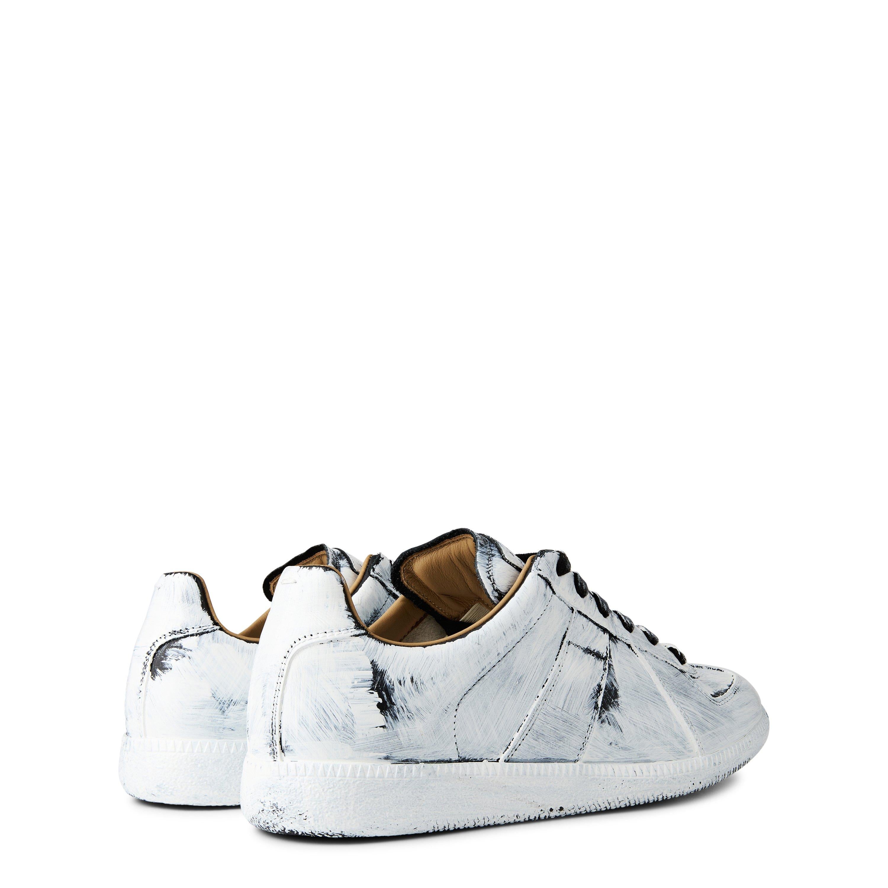 Men's Replica Bianchetto Painted Low-Top Trainers