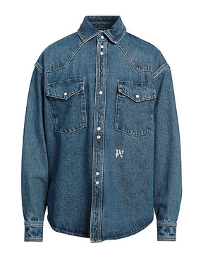 PALM ANGELS DENIM SHIRTS