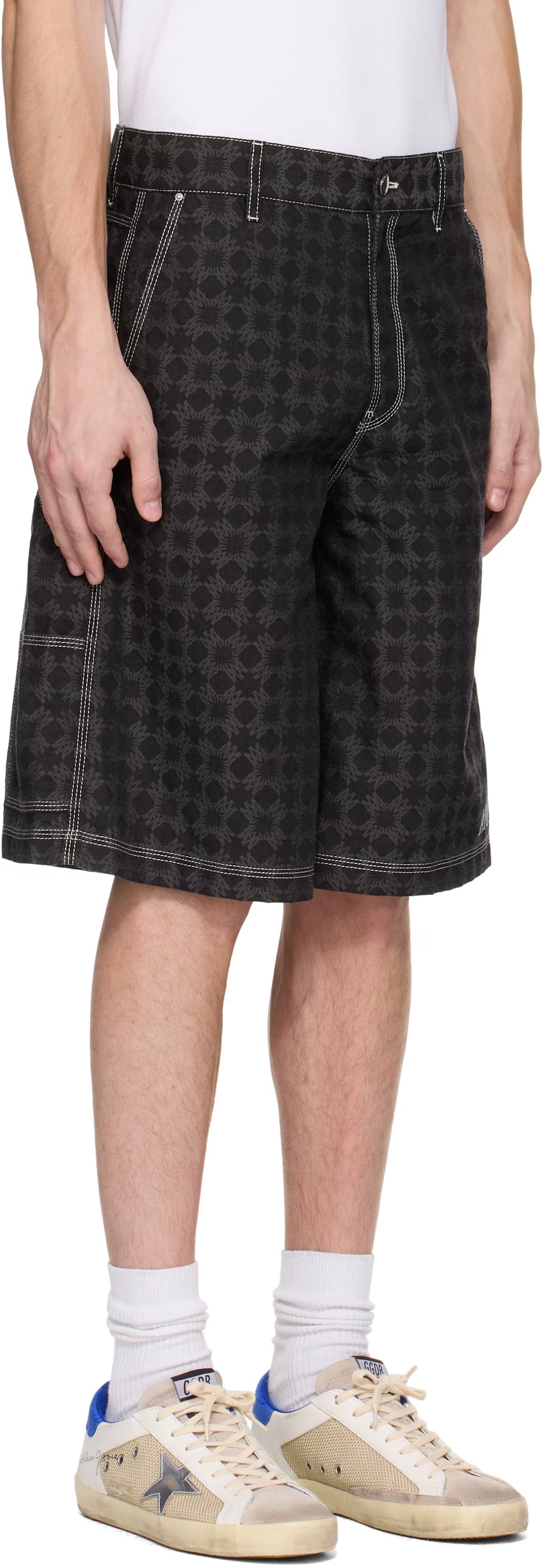 Black MA Quad Work Shorts