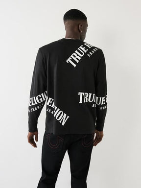 LONG SLEEVE LOGO RELAXED TEE