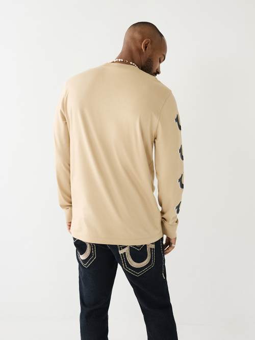 Horseshoe Logo Long Sleeve Tee