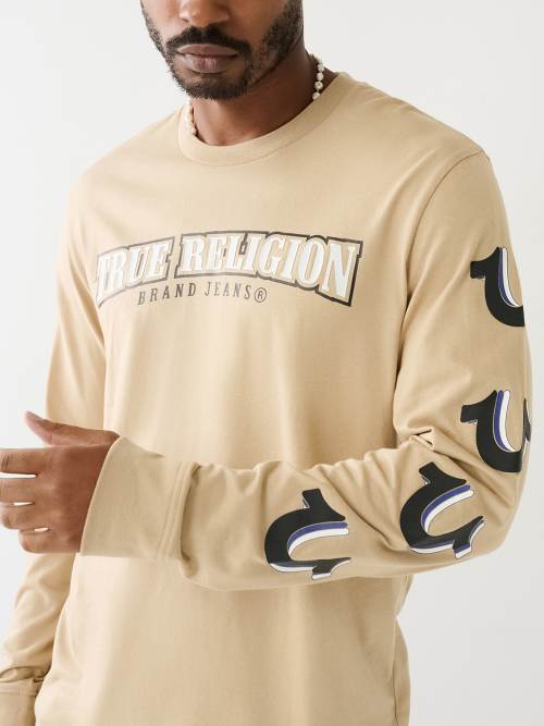 Horseshoe Logo Long Sleeve Tee