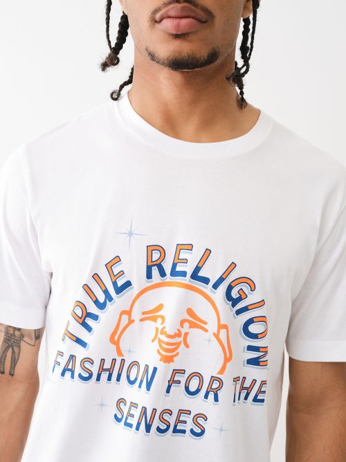 BUDDHA FACE CREW TEE