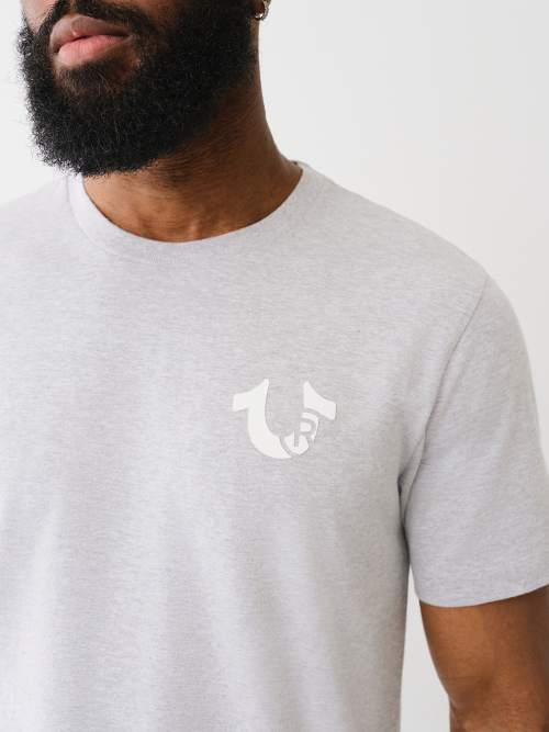 HORSESHOE FLAG PRINT TEE