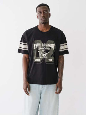 BUDDHA LOGO VARSITY STRIPED TEE 3
