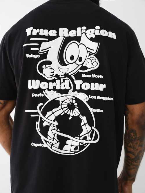 SHOEY GLOBE PUFF PRINT TEE