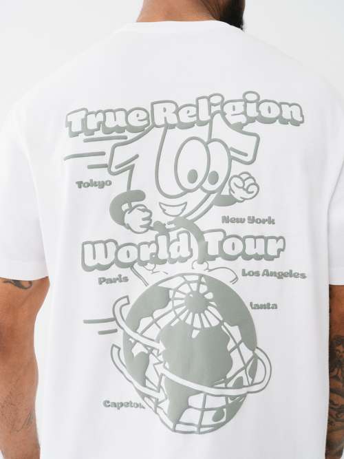 SHOEY GLOBE PUFF PRINT TEE