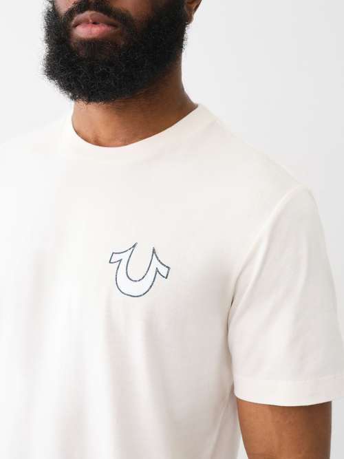 FLOCKED VINTAGE LOGO TEE