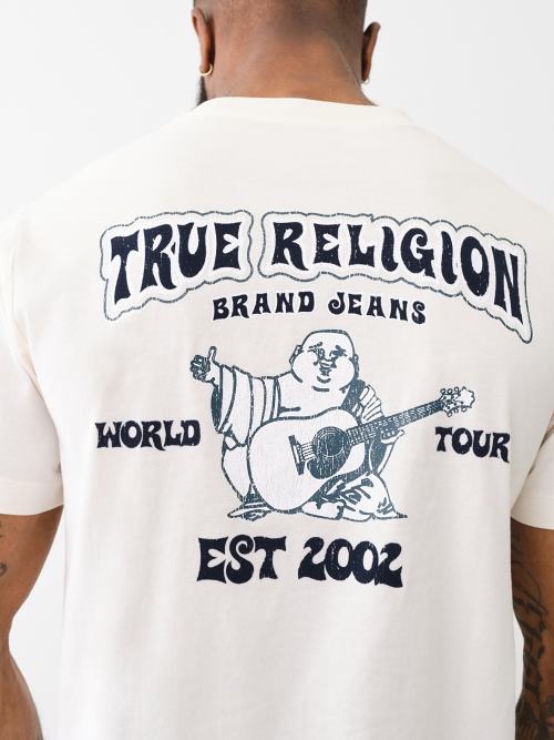 FLOCKED VINTAGE LOGO TEE