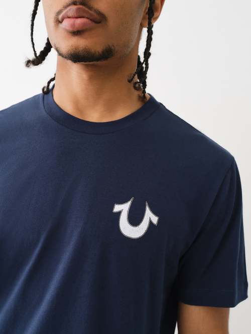 FLOCKED VINTAGE LOGO TEE