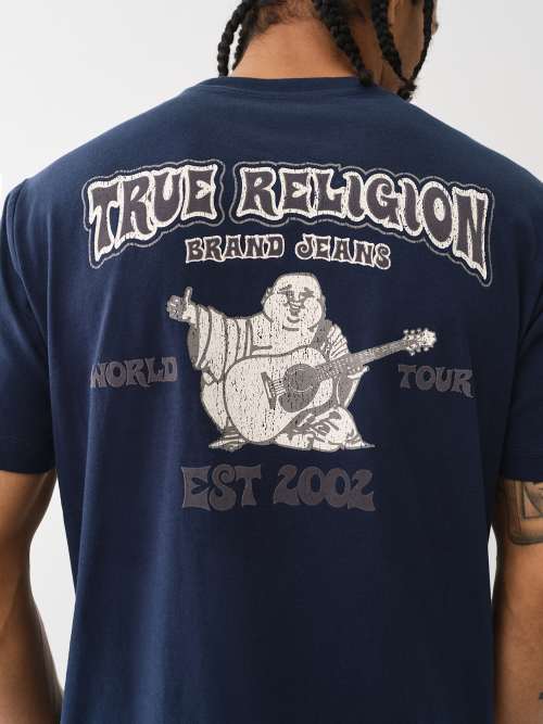 FLOCKED VINTAGE LOGO TEE