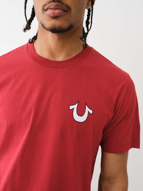 FLOCKED VINTAGE LOGO TEE