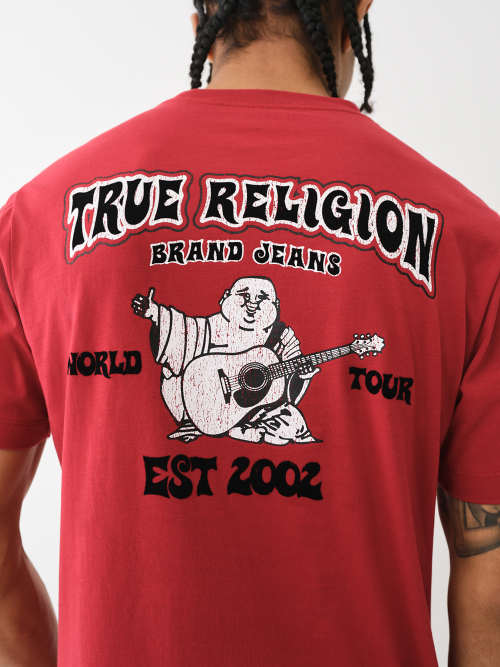 FLOCKED VINTAGE LOGO TEE