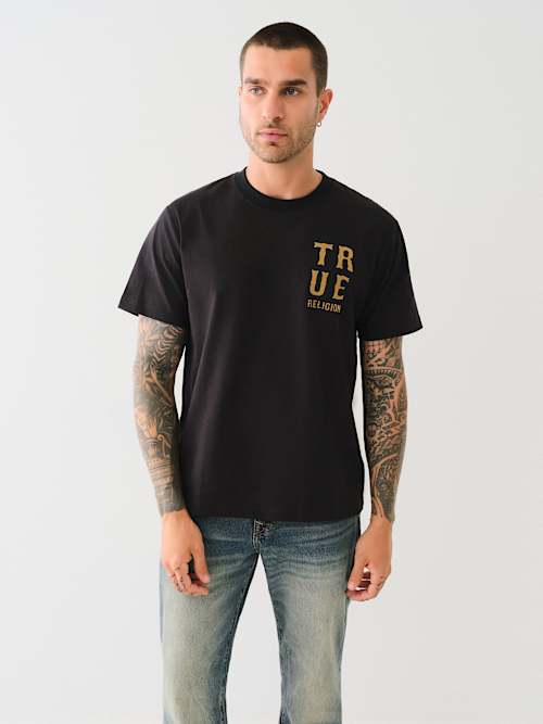 WESTERN FLOCKED TEE