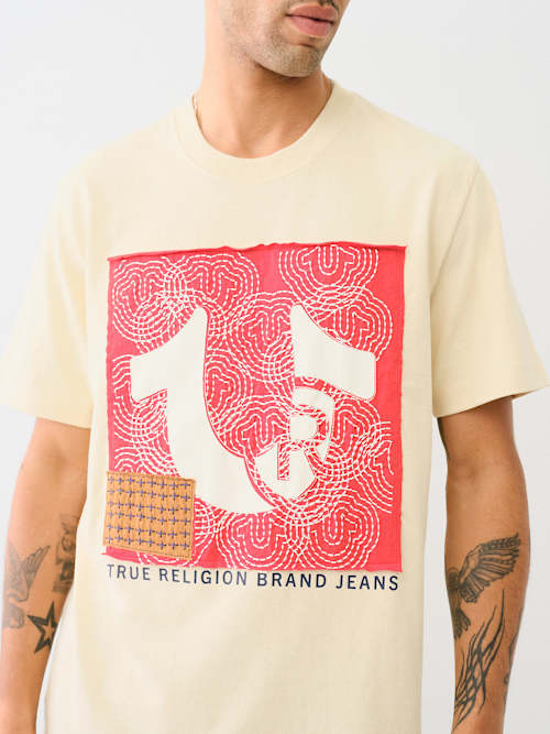 SASHIKO HORSESHOE TEE