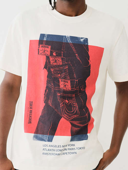 STACKED JEAN GRAPHIC TEE