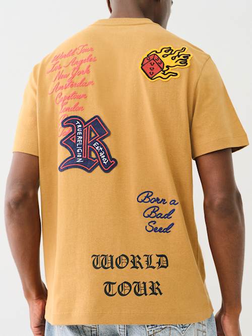 PATCH EMBROIDERY GRAPHIC TEE