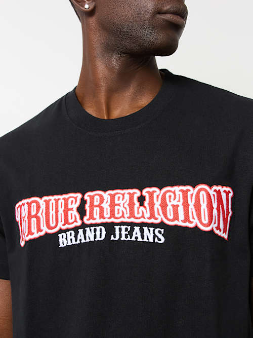 EMBROIDERED TRUE RELIGION TEE