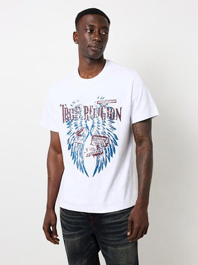 STUDDED TRUE WING TEE