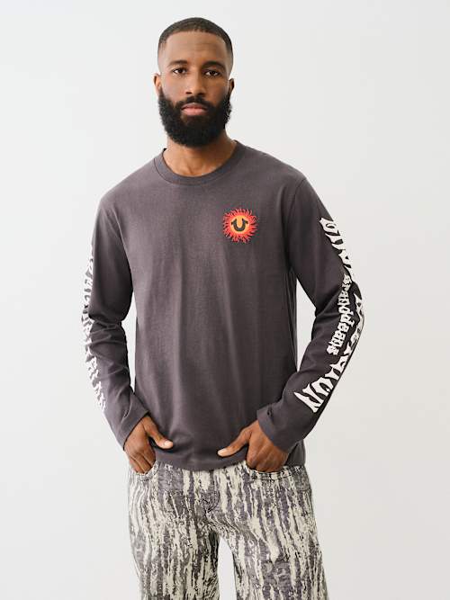 BLAZING HORSESHOE LONG SLEEVE TEE