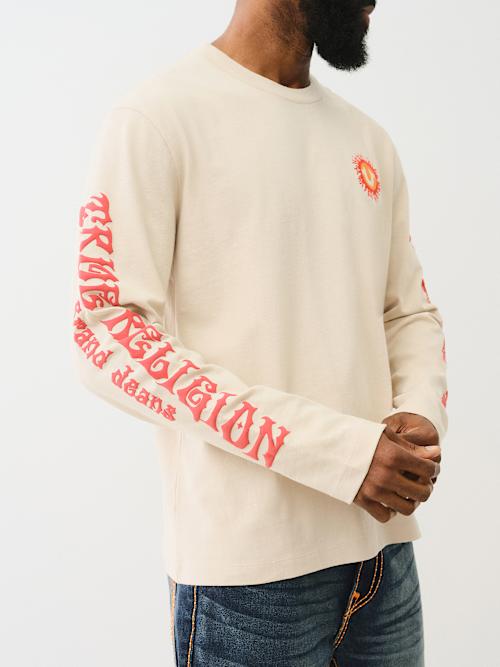 BLAZING HORSESHOE LONG SLEEVE TEE