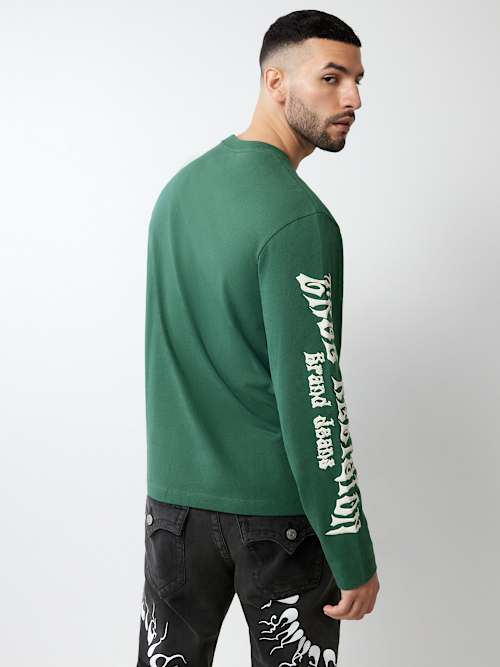 BLAZING HORSESHOE LONG SLEEVE TEE