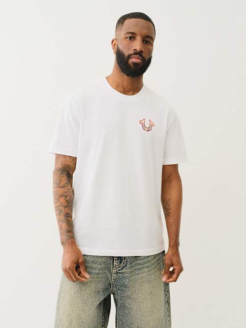 CITYSCAPE BIG T PUFF PRINT TEE