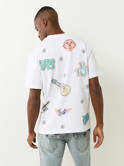 GROOVY PUFF PRINT LOGO TEE