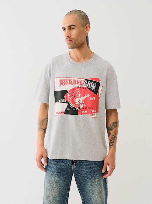HEAVYWEIGHT TORN LOGO TEE