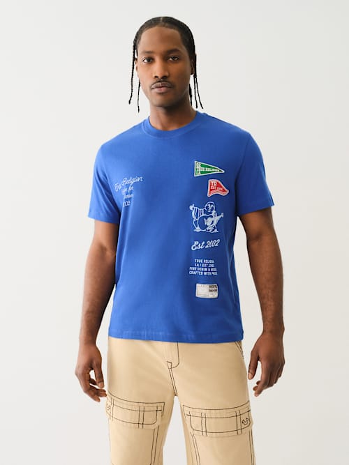 HEAVYWEIGHT COLLEGIATE LOGO TEE