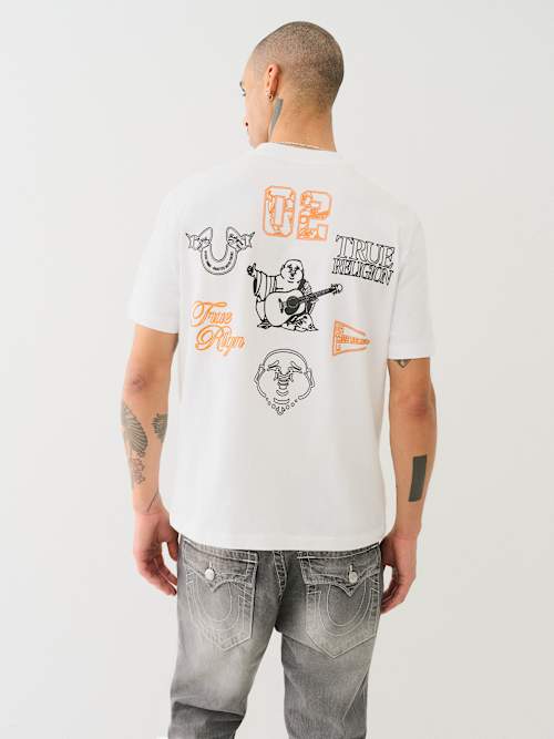 HIGH DENSITY MULTI LOGO TEE