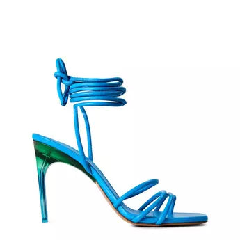 Off White  Ankle Strap Sandals