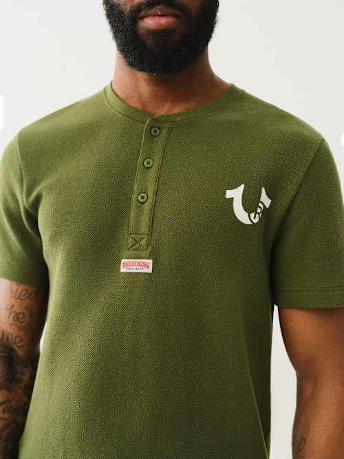 REGISTERED HORSESHOE HENLEY TEE