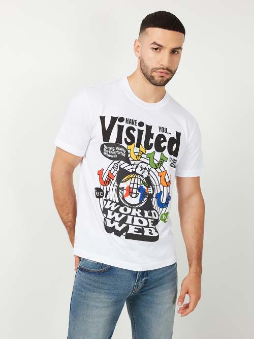DISTORTED GRAPHIC TEE